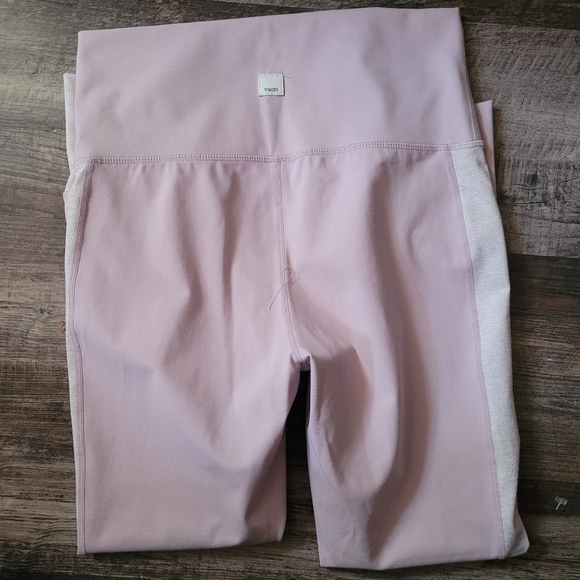Vuori Origin Legging Dusk Pink Side Stripe Size XS - Picture 3 of 3